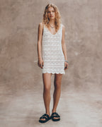 The Ecru Crochet Dress