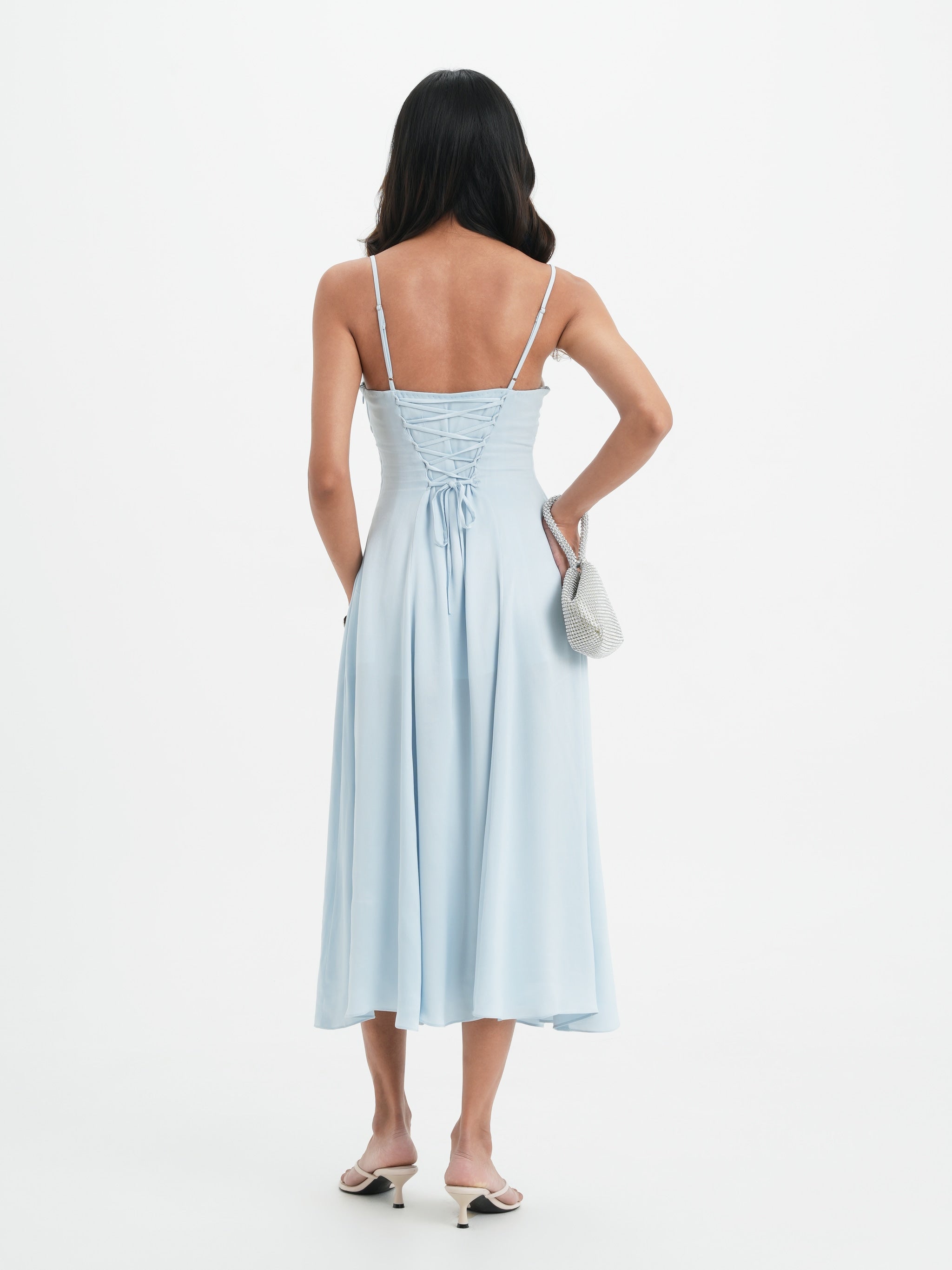 Mila Dress - Ice Blue