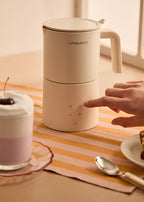 Milk Frother Studio Pro - Espumador y calentador de leche apto para lavavajillas - Blanco roto