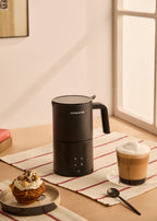 Milk Frother Studio Pro - Dishwasher-Safe Milk Frother & Heater - Black