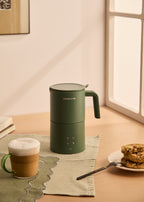 Milk Frother Studio Pro - Espumador & Calentador de Leche Compatible con Lavavajillas - Verde Salvia