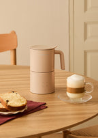 Milk Frother Studio Pro - Dishwasher-Safe Milk Frother & Milk Heater - Sand