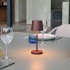 Kelly Mini - Lampe De Table Sans Fil - Acier - Marron
