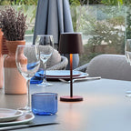 Kelly Mini - Lampe De Table Sans Fil - Acier - Marron