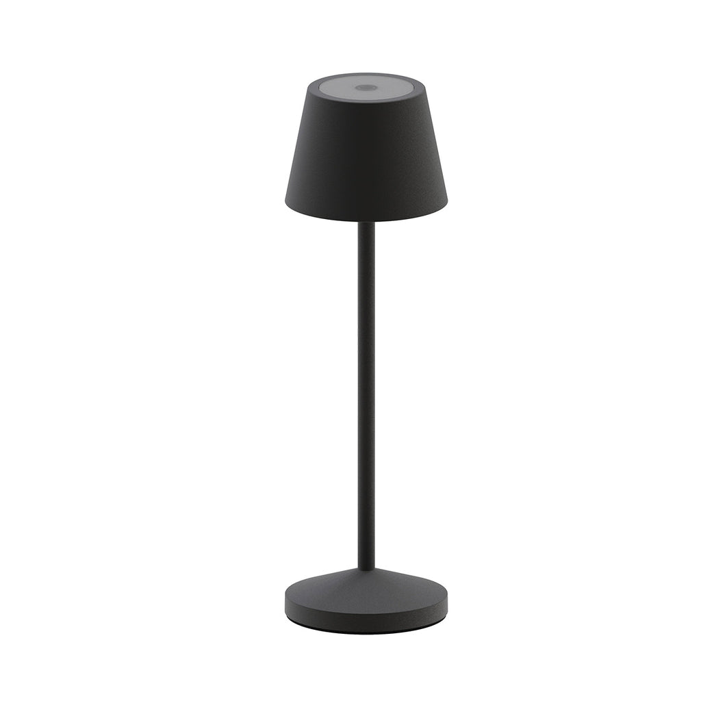 Emily - Lámpara de mesa inalámbrica - Acero - Negro