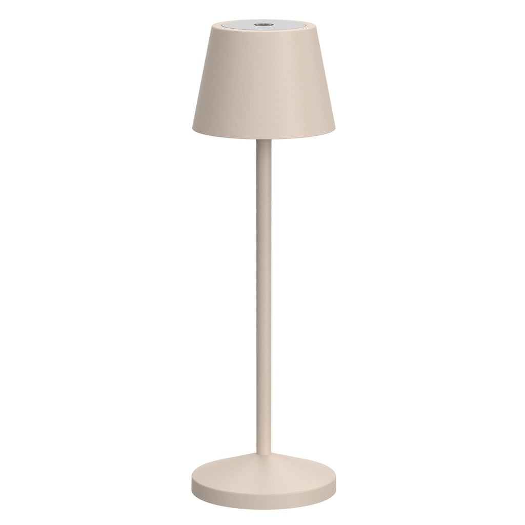 Emily Sand - Lampe De Table Sans Fil - Acier - Beige