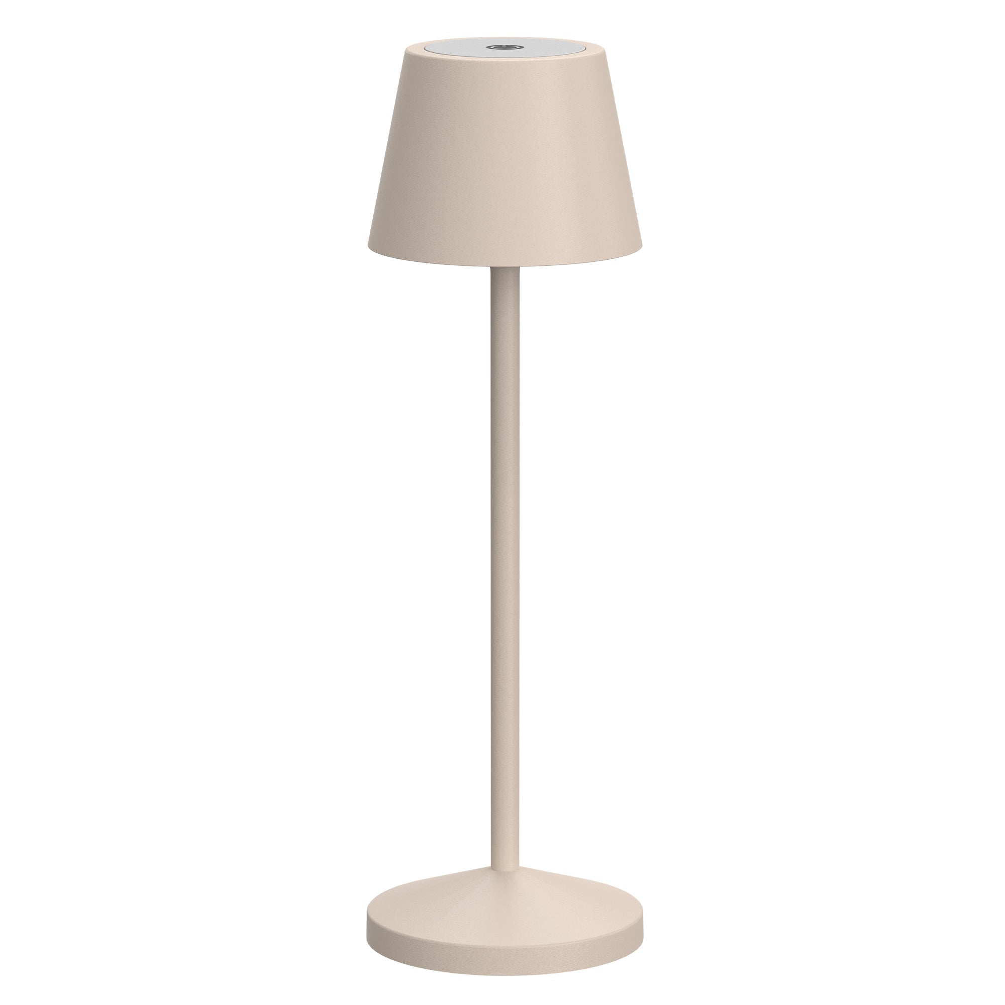Emily - Wireless Table Lamp - Steel - Beige