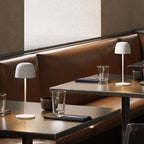 Sophia - Lampe De Table Sans Fil - Acier - Blanc