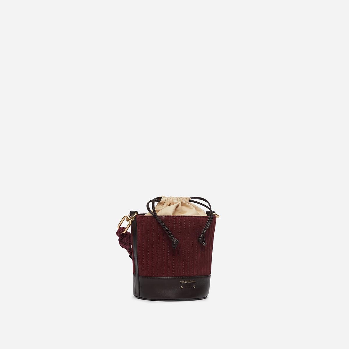Vanessa Bruno - Holly Mini Bucket Bag - Burgundy