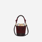 Vanessa Bruno - Holly Mini Bucket Bag - Burgundy