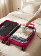 Vacuum Travel Storage Set: 8 Compression Bags + Electric Pump