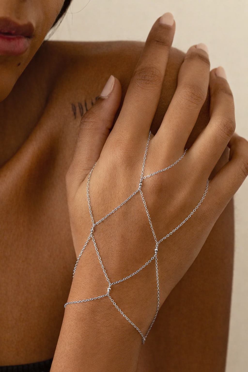 Bijou De Main Mitaine - Argent