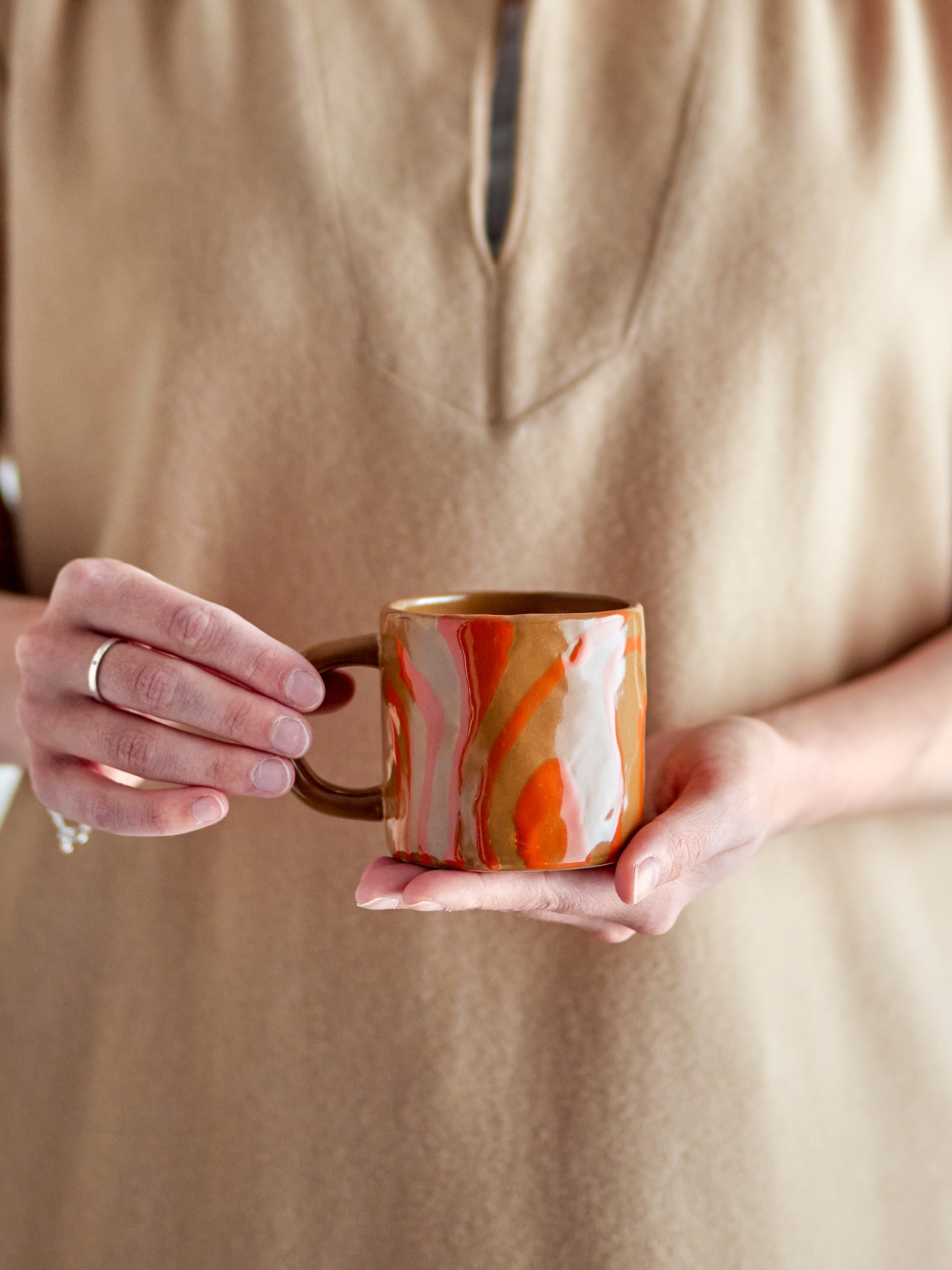 Ninka - Taza - Naranja - Gres