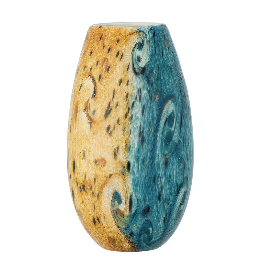 Kalian - Vase - Blue - Glass