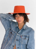 Chapeau Feutre Moana - Corail