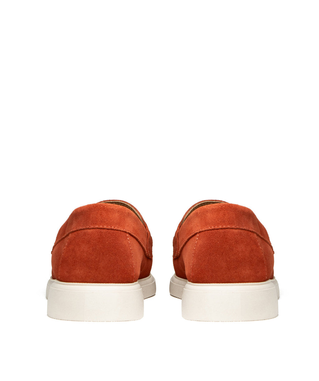 Mocassin Acapulco - Veau Velours Brique