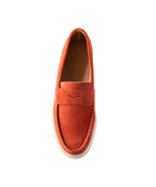 Mocassin Acapulco - Veau Velours Brique