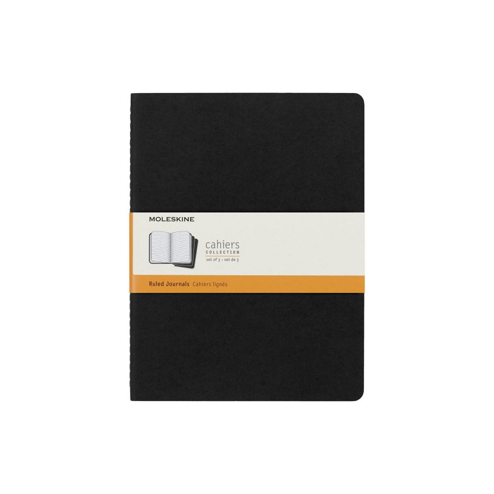 Cuaderno Xl 19X25 - Páginas Rayadas - Negro