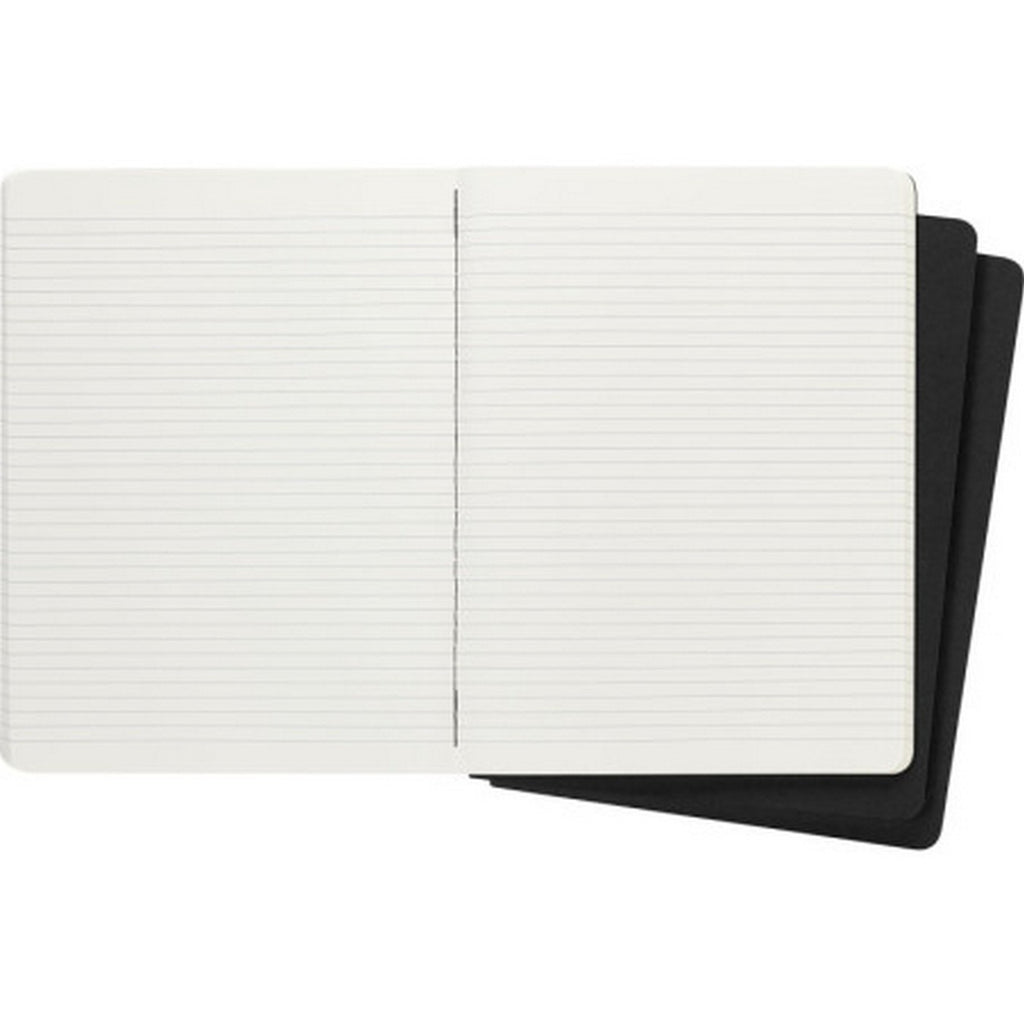 Cuaderno Xl 19X25 - Páginas Rayadas - Negro