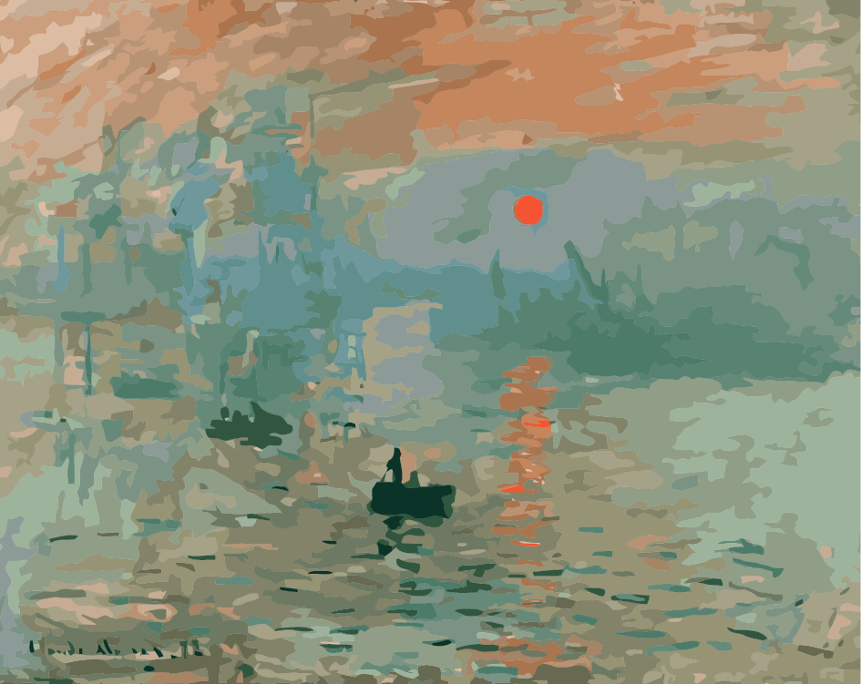 Peinture Par Numéros - Monet Impression Soleil Levant