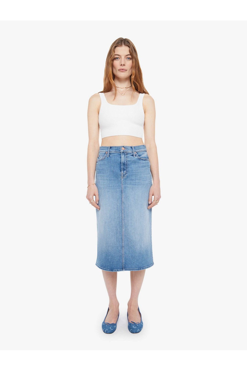 Swooner Straight A Midi Skirt