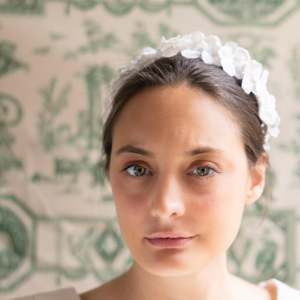 Serre Tête En Papier Blanc M