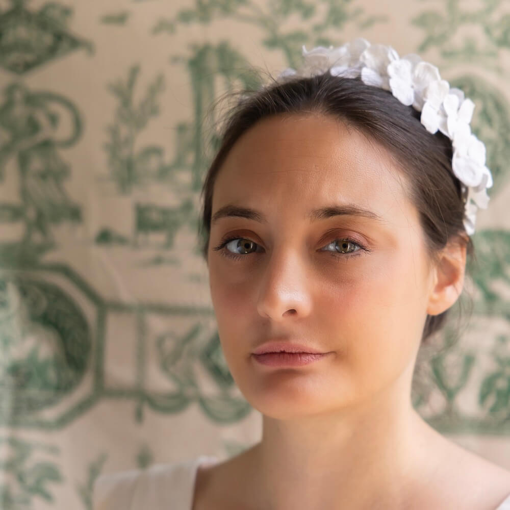 Serre Tête En Papier Blanc M