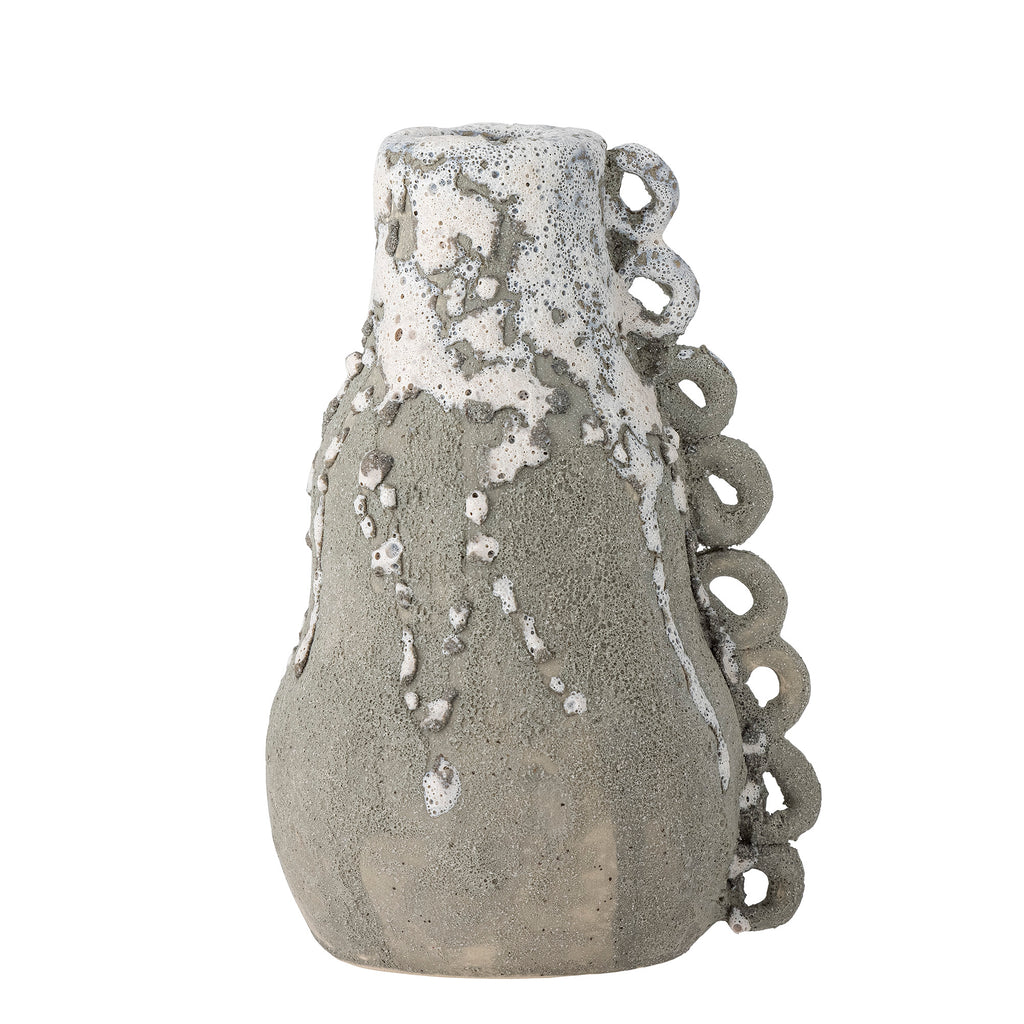Souri - Candle Holder - Grey - Stoneware