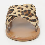 White Sun - Mules Lanruen - Cuero de poni leopardo - Leopardo