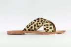 White Sun - Mules Lanruen - Cuero de poni leopardo - Leopardo