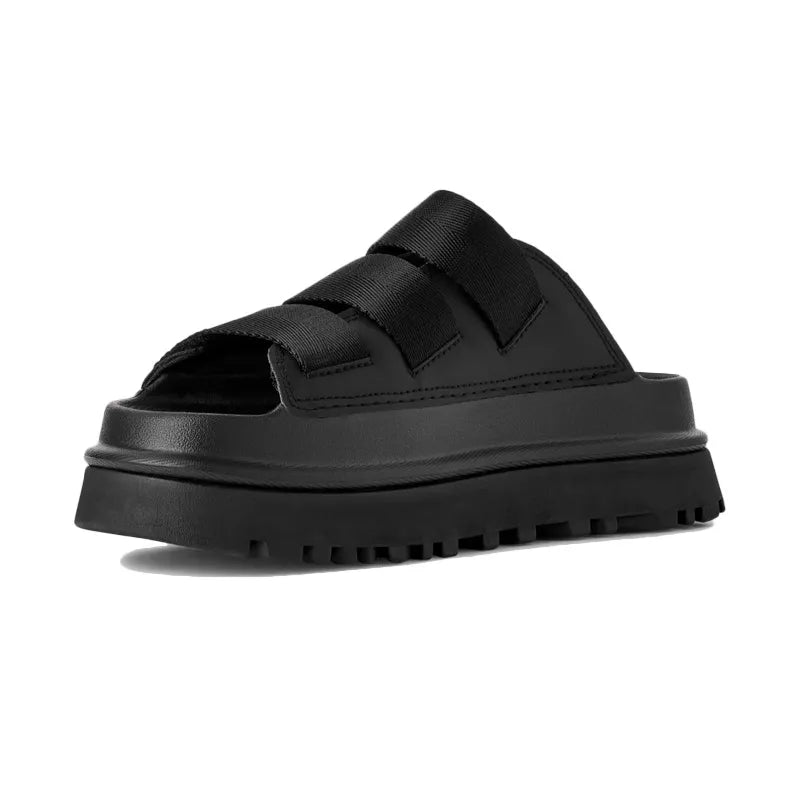 Mules Goldenglow Slide - Noir/Noir