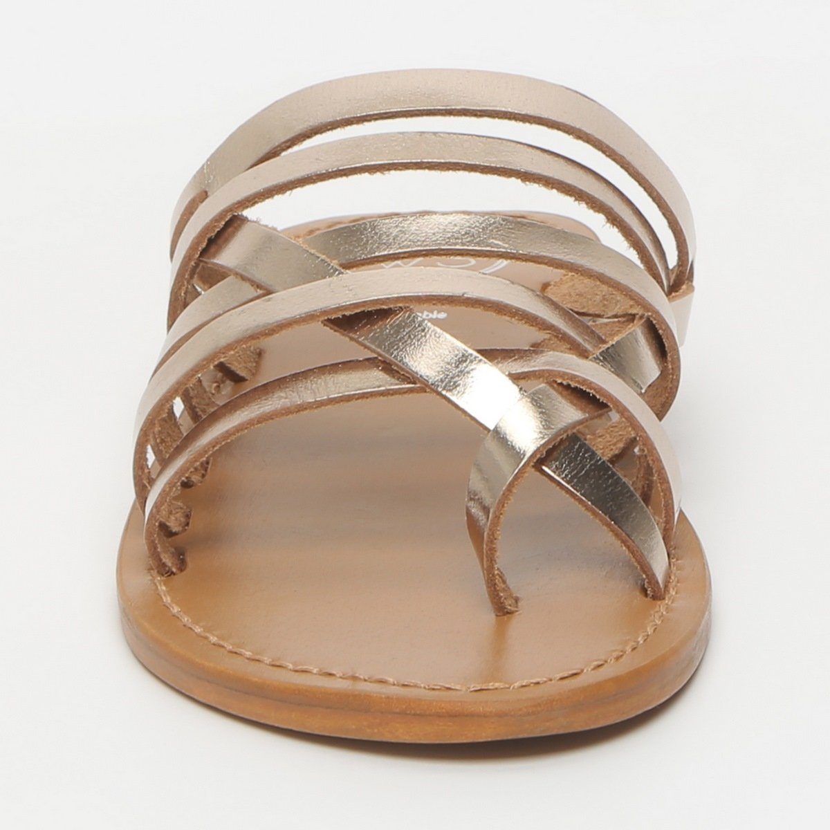 White Sun - Mules Entre Doigts Foners - Or - Femme