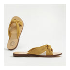 White Sun - Mules Cassinia - Suede Jaune - Femme