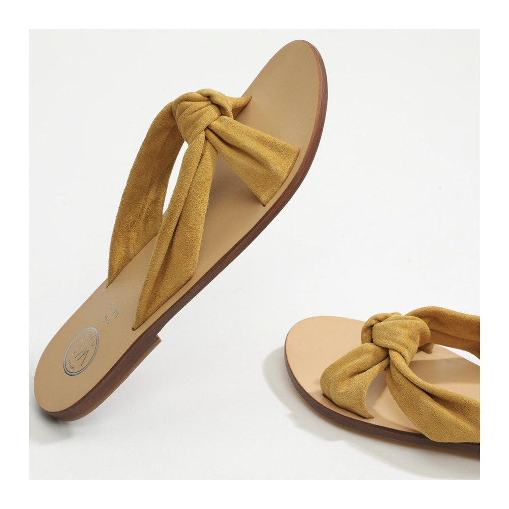 White Sun - Mules Cassinia - Suede Jaune - Femme