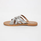 White Sun - Mules Clot - Plateado - Mujer