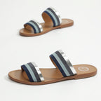 White Sun - Mules Cordyline - Azul - Mujer