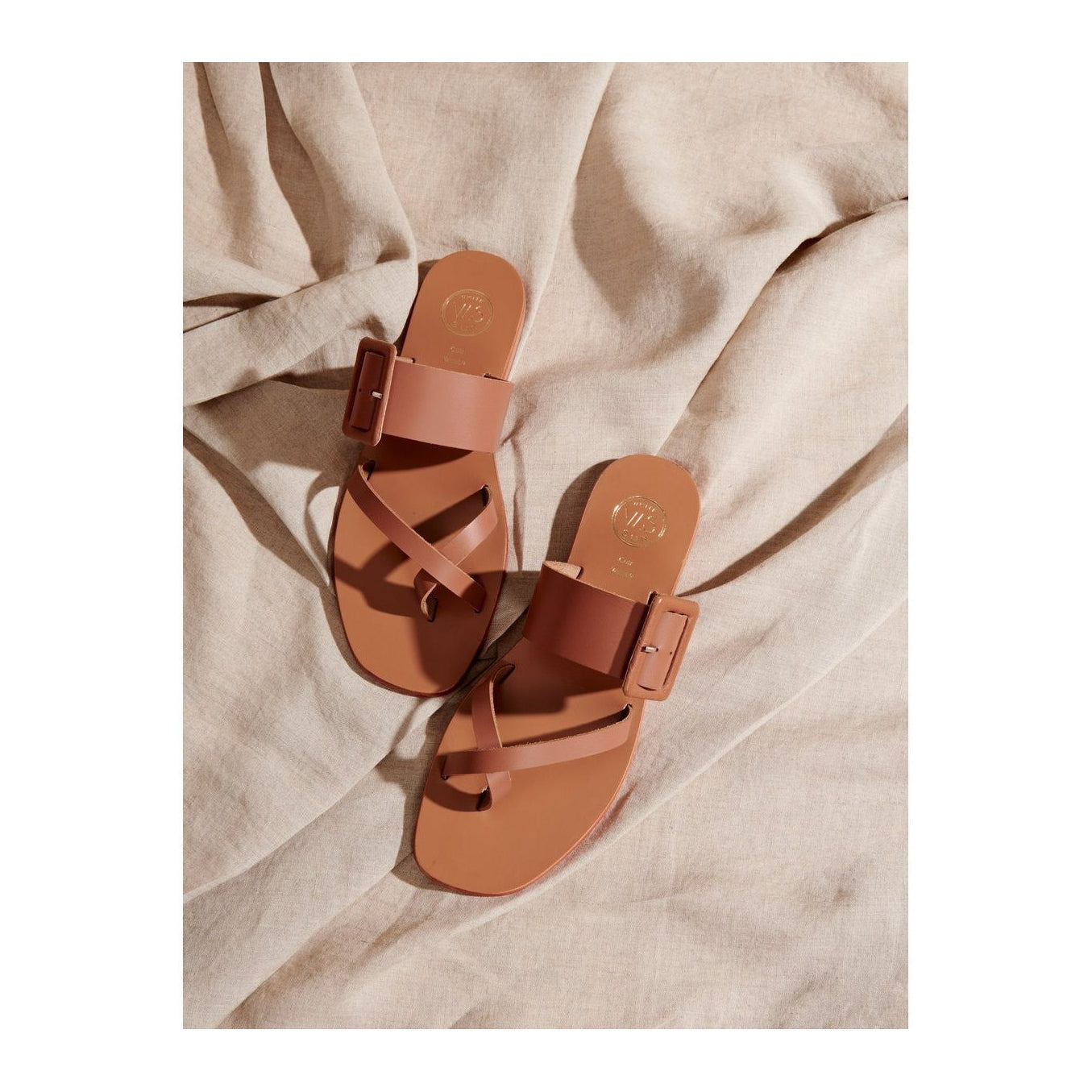 White Sun - Mules Arshad - Camel Buff - Marron