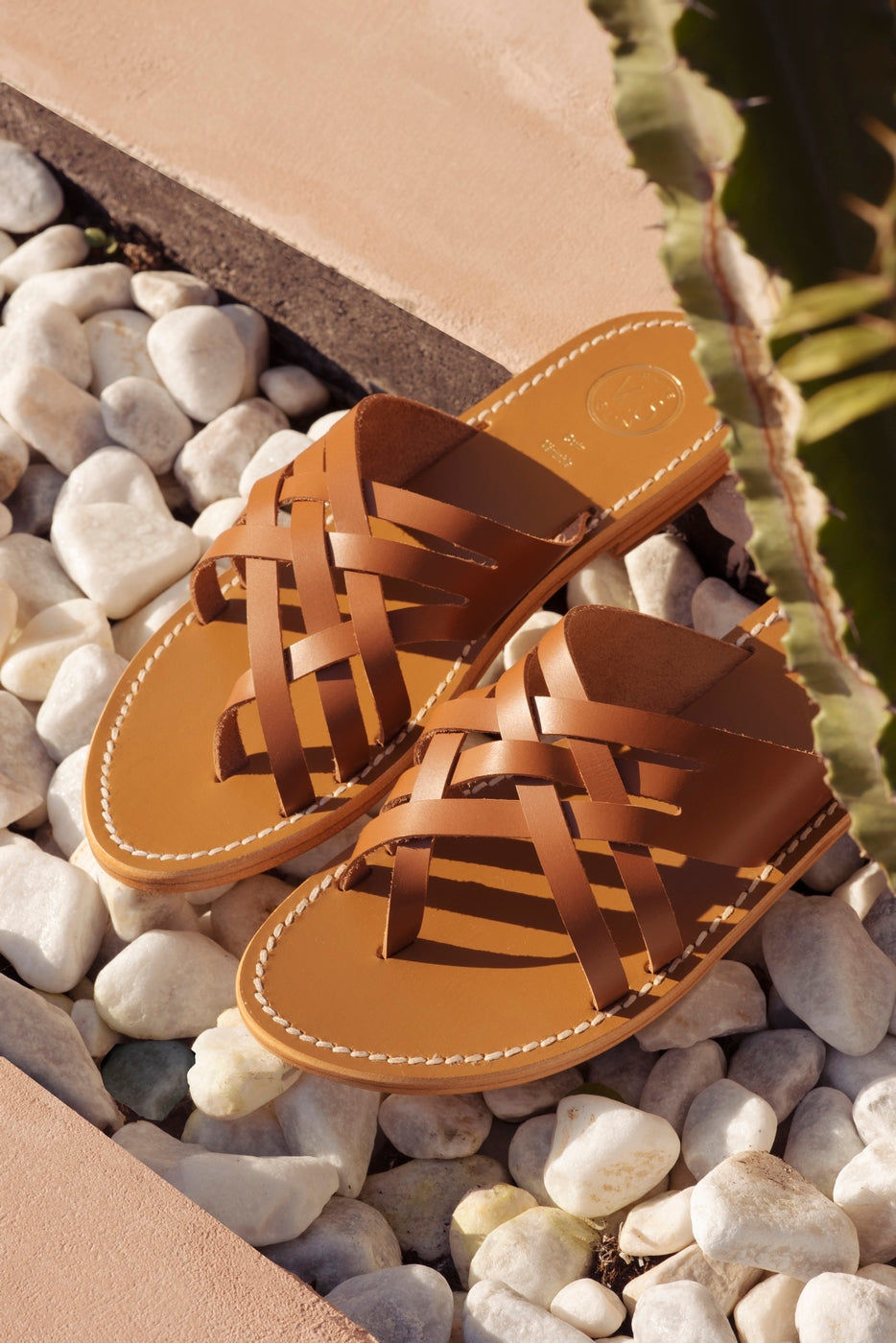 White Sun - Mules Essentielles Taraji - Camel - Mujer