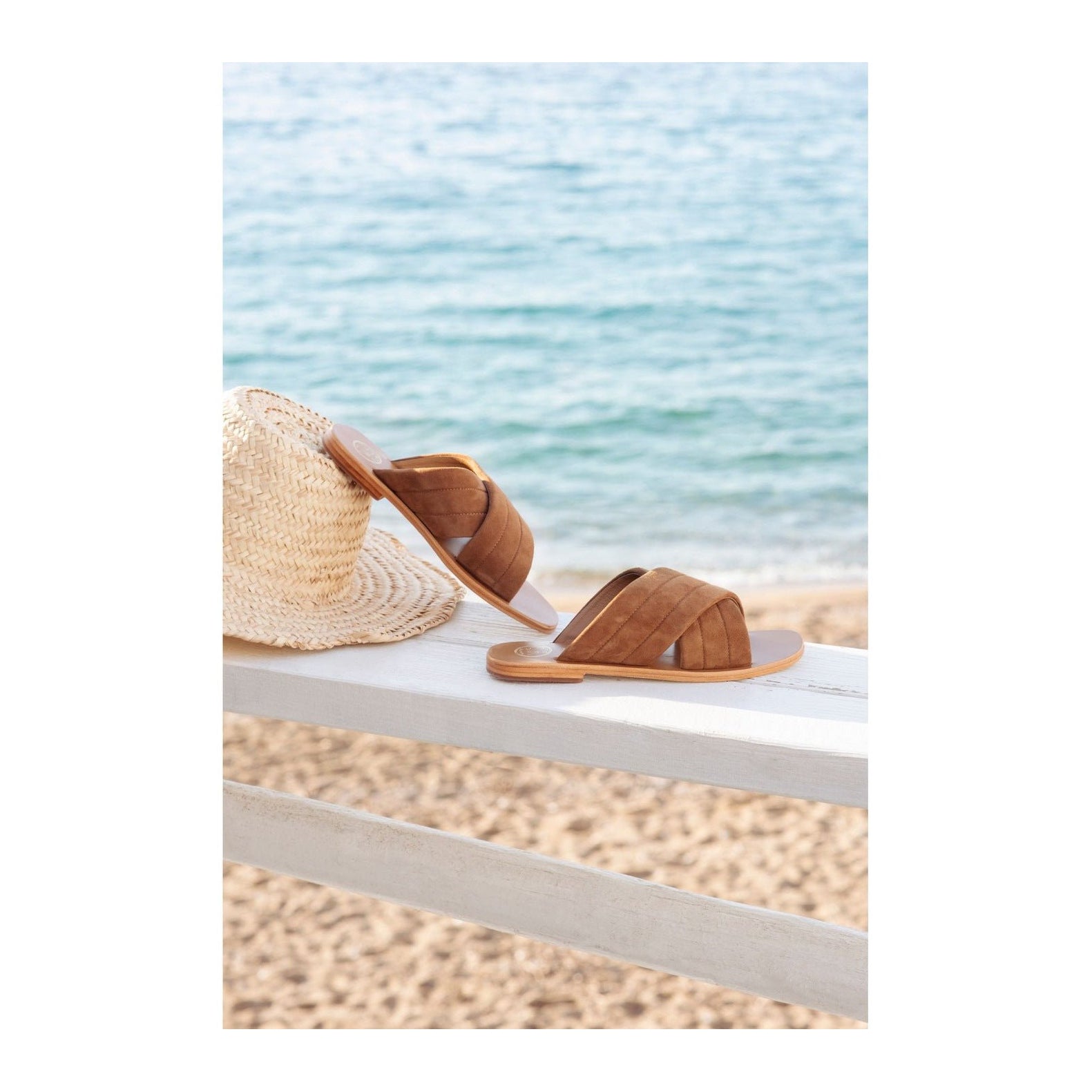 White Sun - Mules Essentielles Tru - Camel - Femme