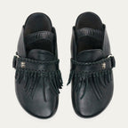 Mules Georgette De Napa Negra