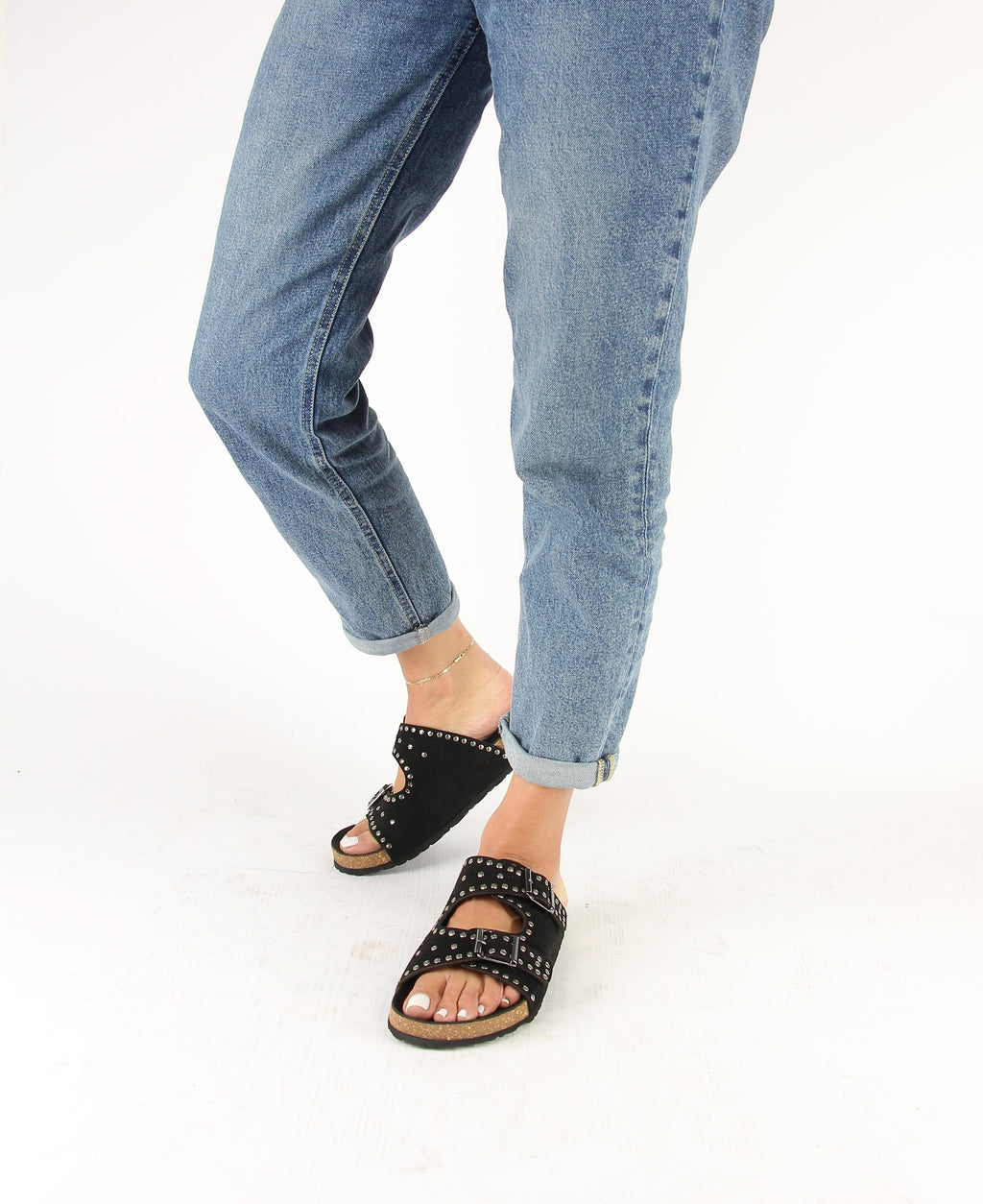 Nalaïm - Sandalias Hemera - Negro