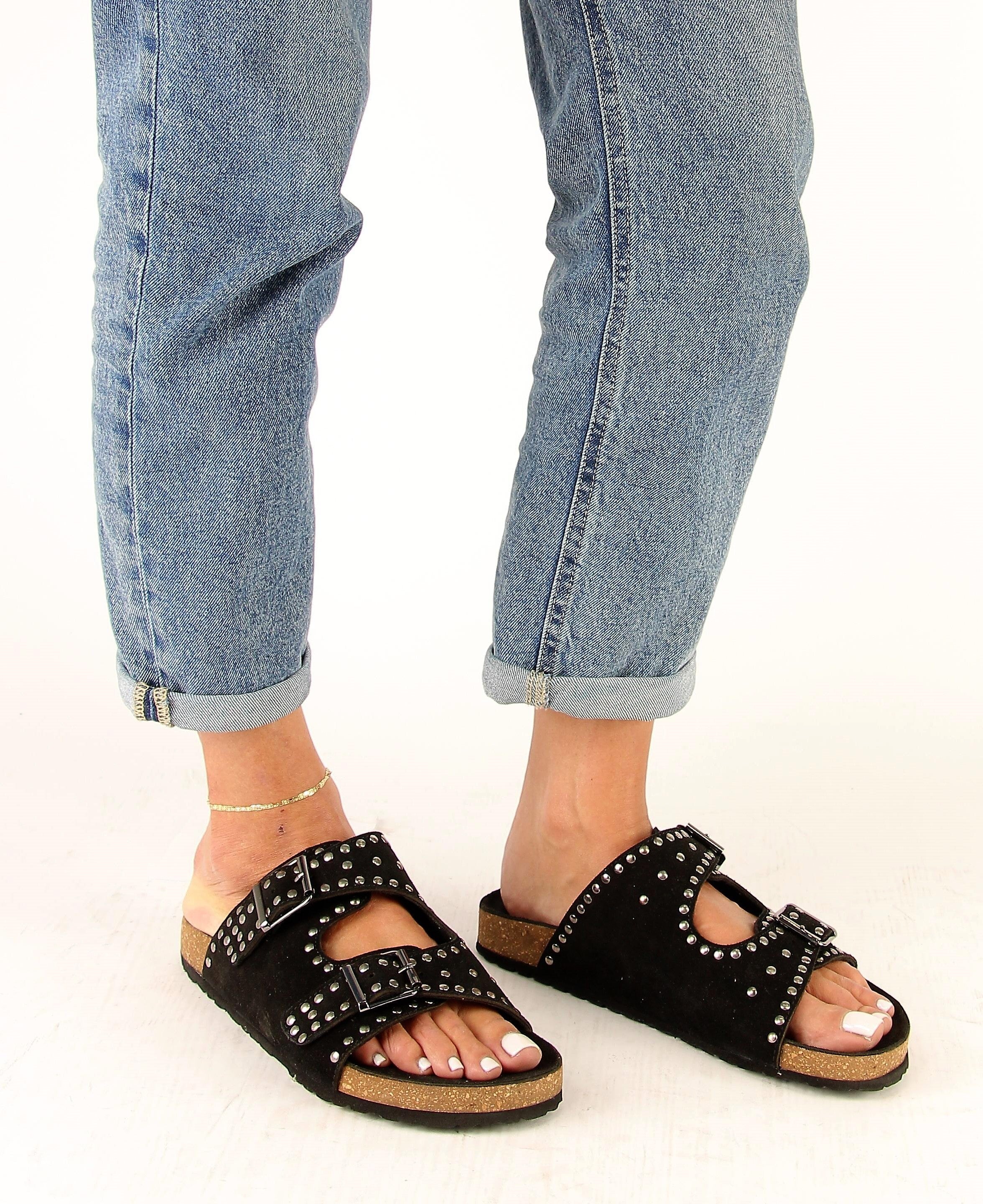 Nalaïm - Sandalias Hemera - Negro