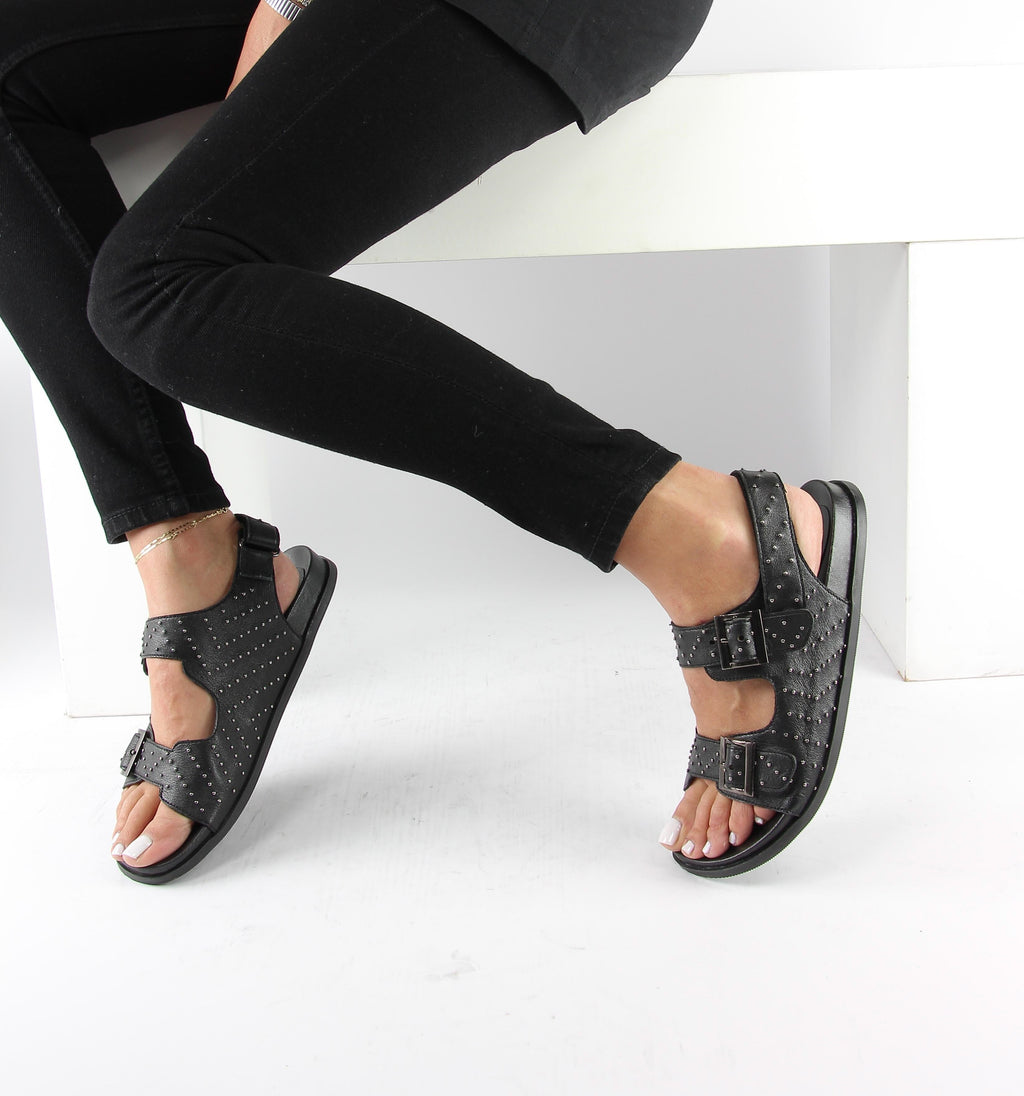 Nalaïm - Sandalias Hendrick - Negro