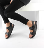 Nalaïm - Sandalias Hendrick - Negro