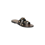 White Sun - Mules Kanoya - Black Buff - Black