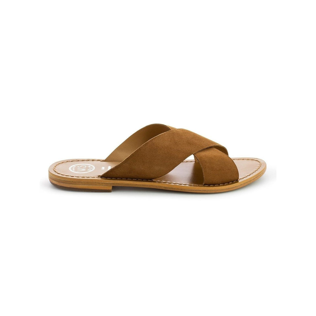 White Sun - Mules Lanruen - Camel Goat Suede - Camel