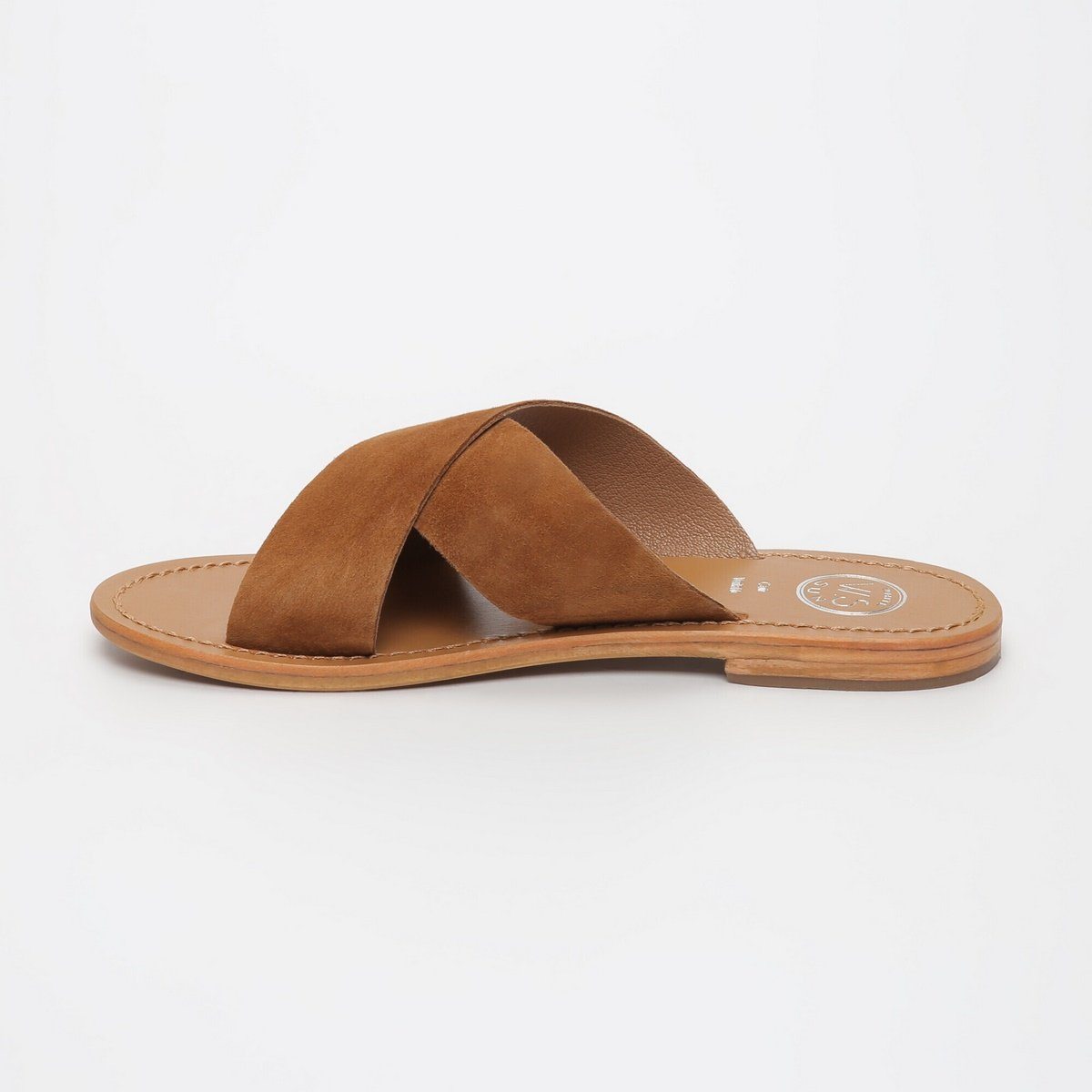 White Sun - Mules Lanruen - Camel Goat Suede - Camel
