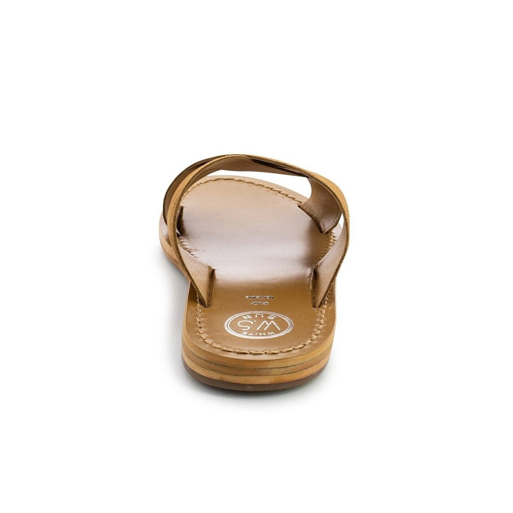 White Sun - Mules Lanruen - Camel Goat Suede - Camel