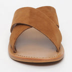 White Sun - Mules Lanruen - Camel Goat Suede - Camel