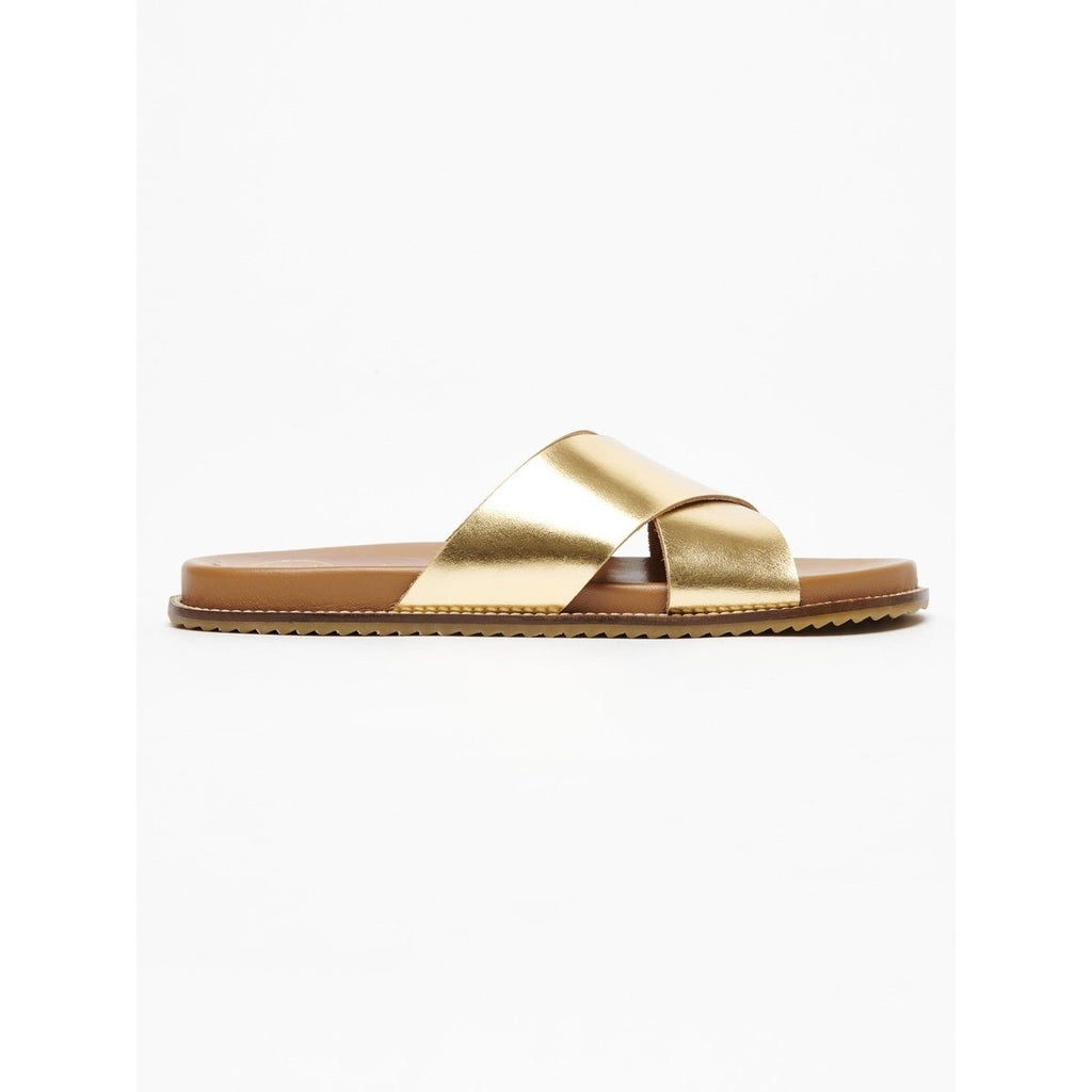 White Sun - Mules Loutsian - Buff Dark Gold - Dark Gold